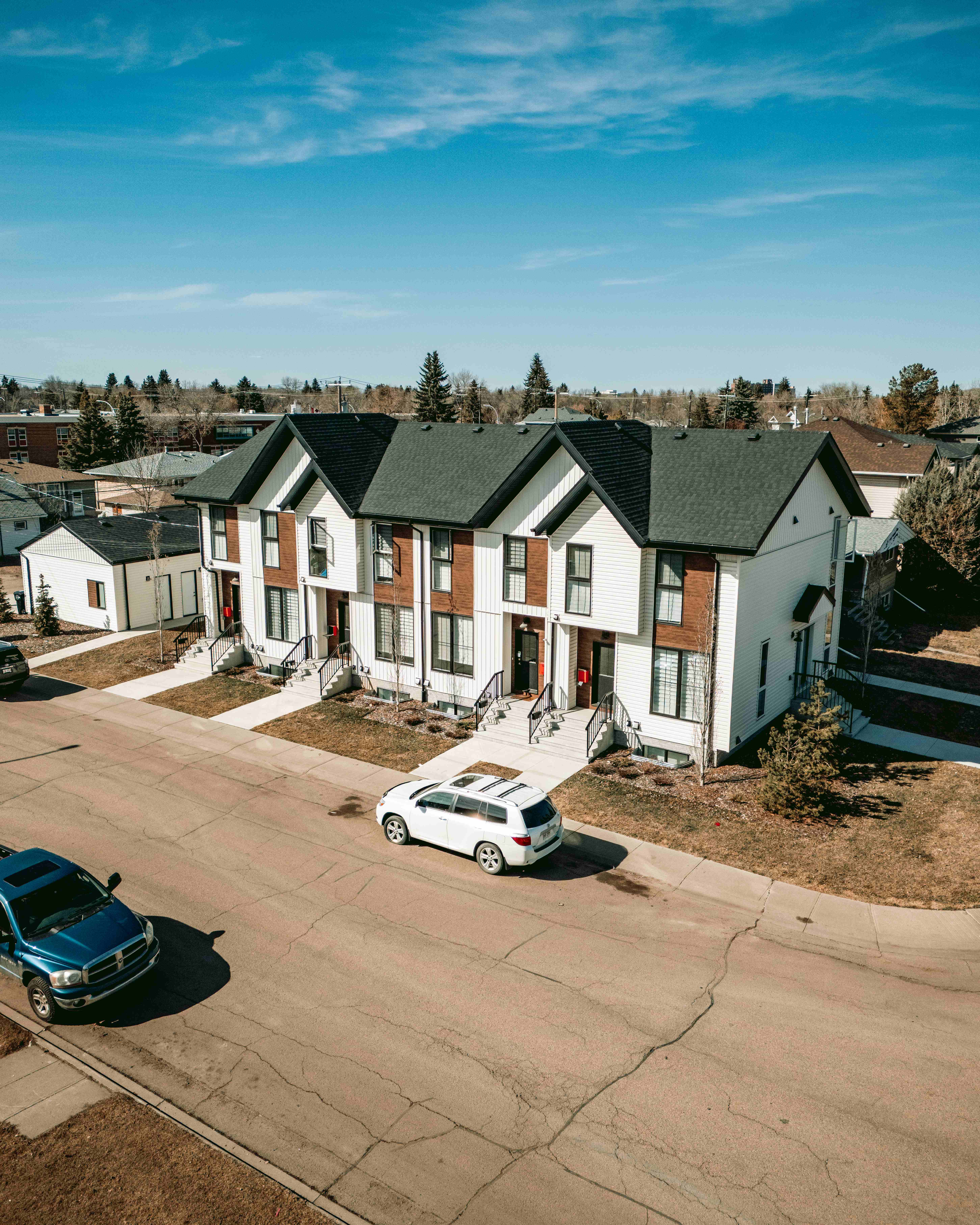Contemporary Townhouse Row